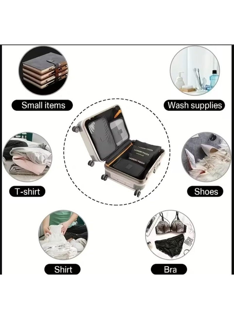 مجموعة حقائب تخزين الملابس المنزلية والسفر الخارجية مكونة من 6 قطع - Image 2